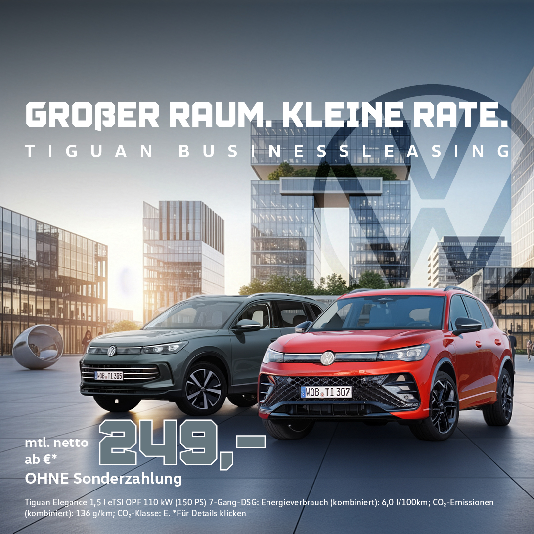 Tiguan Gewerbeleasing
